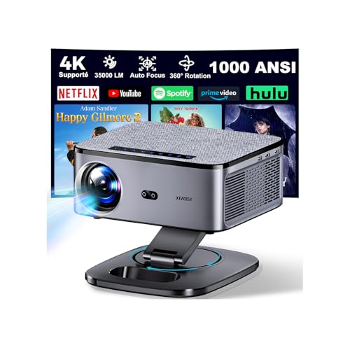 1000 Ansi Auto Focus Xiwbsy Proyector 4k Soporte Con Wifi 6 Y Bluetooth 5.3, Gira 360 , 35000 Lúmenes, Proyector Android Vídeo De Cine En Casa, Projector Portátil 4k 1000 Ansi Auto Focus Xiwbsy Proyector 4k Soporte Con Wifi 6 Y Bluetooth 5.3, Gira 360 , 35000 Lúmenes, Proyector Android Vídeo De Cine En Casa, Projector Portátil 4k