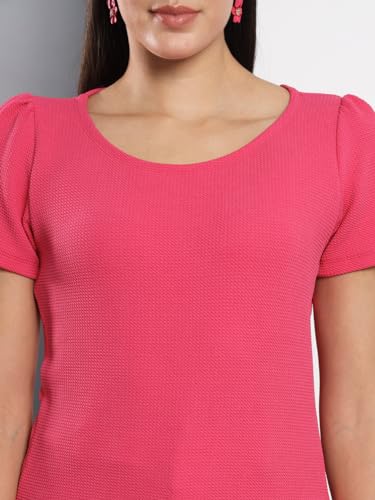 Image of Q - RIOUS Casual Solid Womens Regular Top