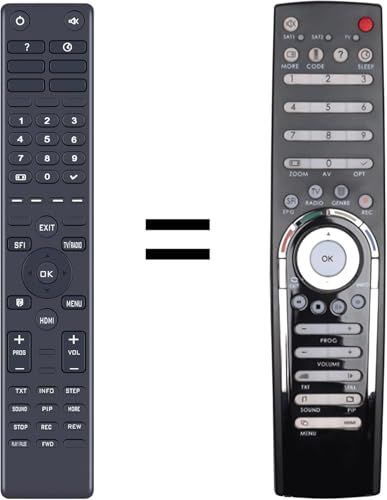 TRUCKON Neu FBPVR335A/01 Ersatzfernbedienung für Technisat FBPVR335A/01 Digit HD8+ FBPVR335 DIGITHD8+