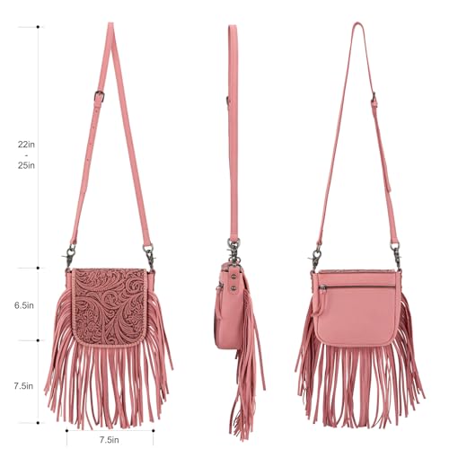 Image of Montana West Fringe Purse Western Purses for Women Crossbody Bag
