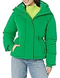 Amazon Essentials Damen Kurze, taillierte Daunenjacke (in Übergröße erhältlich), Grün, XXL Große Größen