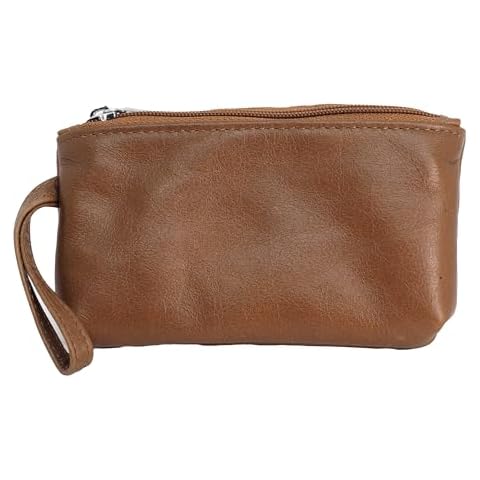 BAWAKO Portefeuille en cuir marron Cover