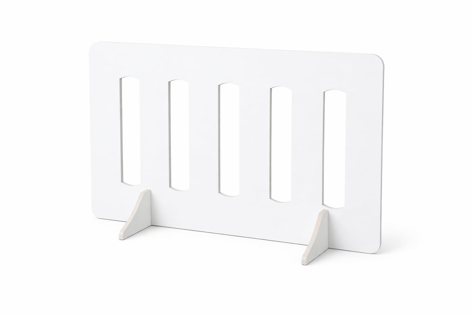 White Dog Stopper – No-Drill Safety Gate for Doorways & Stairs – Lightweight, Portable, Easy Access, Smooth Hold – Pet (SIZE HIGHT X WIDTH) (50cm (H) X 60cm(W))