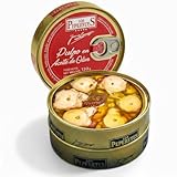 LOS PEPERETES Pulpo en Aceite de Oliva 120 g | Marisco Gallego Gourmet | Conserva Artesanal con Aceite de Oliva Virgen Extra | Pulpo del Atlántico | Sabor Tradicional de Galicia