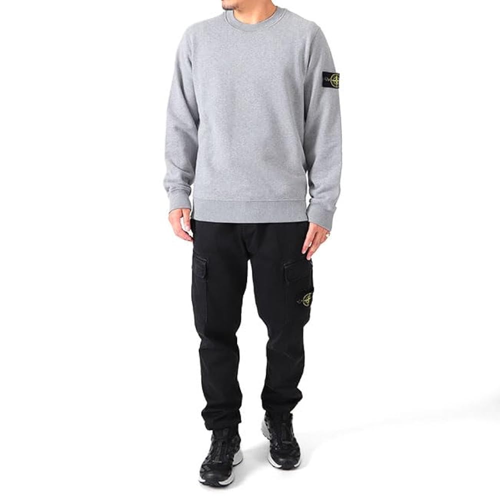 STONE ISLAND  ガーメントダイ ブラッシュドコットン スウェット STONE ISLAND ストーンアイランド ガーメントダイ ブラッシュド