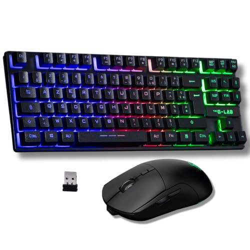 Teclados y Ratones Gaming Baratos Blacos Marca The G-Lab