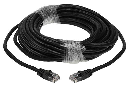 75ft Cat 5E Unshielded (UTP) Ethernet Network Cable - Black