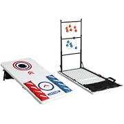 Lifetime Heavy Duty Outdoor Cornhole, Ladderball Game and Table Combo Set, 48 x 24 x 27.5 inches; 48 Pounds