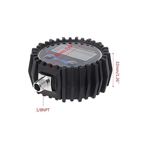 Manometr 0-200PSI cyfrowy LCD miernik ciśnienia w oponach samochód powietrza PSI miernik manometr tester ciśnienia w oponach 1/8 NPT
