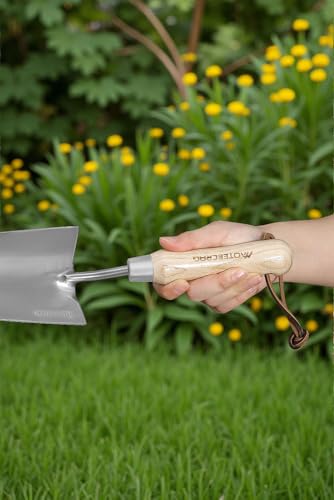 Palita de Jardín Resistente de Acero Inoxidable con Mango de Madera miniatura 6
