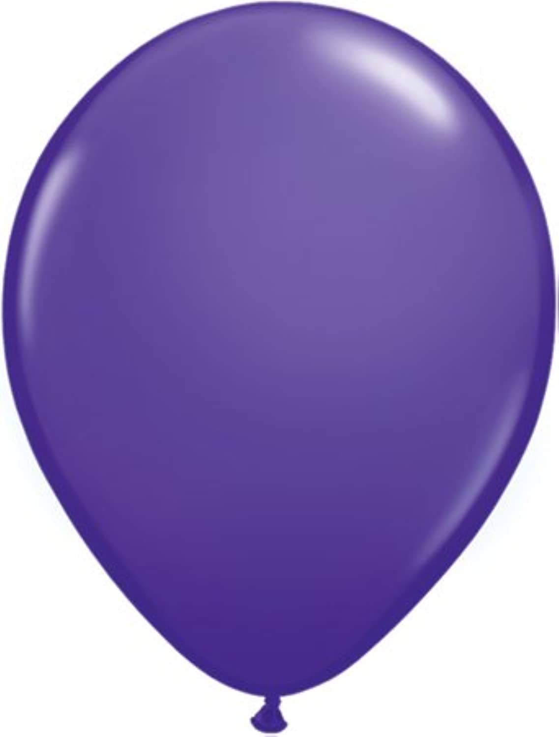 Latex Balloon 6-Pieces, 11-Inch Size, Purple Violet
