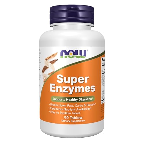 NOW Supplements, Super Enzymes, 90 Tablets