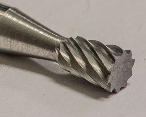 Fresa de carburo sólido SN-42, corte simple, 1/8" x 3/16" miniatura 4