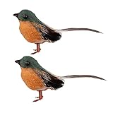【Gartendekoration】Die niedliche Vogelform eignet sich für Ihre Gartendekoration.