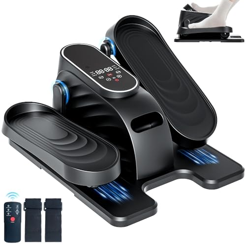 Aqvesane Under Desk Elliptical Machine with Remote, Ellipse Leg Exerciser as Seen on TV, Seated...