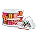 Deflecto Rotating Carousel Craft Organizer, 9-Canister, Includes 3