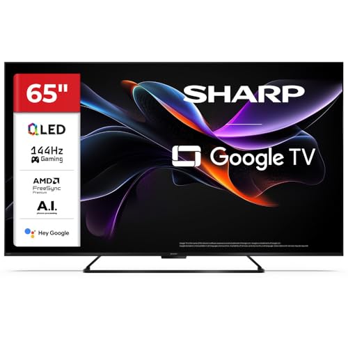 Sharp 65 Pollici QLED 4K Ultra HD Google TV™ Dolby Vision IQ™...