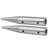 Husillo pulido 1/2" - 6" esmeriladora de banco Husillos izquierdo y derecho POL91_92