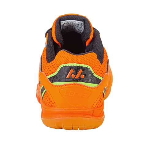 Womens Mens Lightweight Sneaker Fashion Indoor Court Shoes Suitable For Pickleball, Badminton, Table Tennis, Volleyball (Orange 805, 42) #TOP5