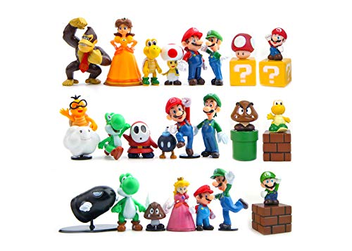 super mario bros figurines