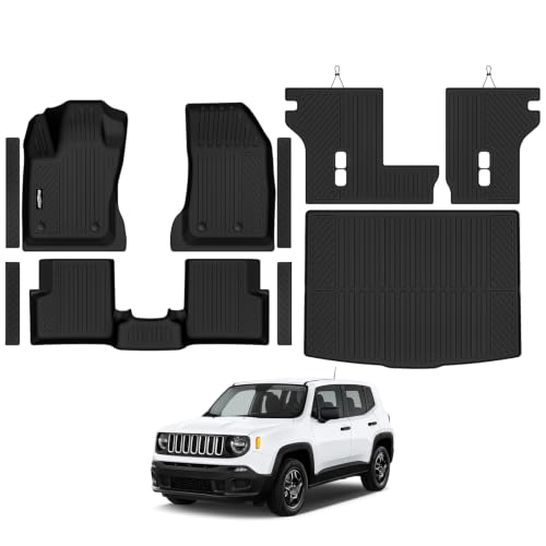 Bingoliner Floor Mats for 2015-2025 2026 Jeep Renegade Accessories
