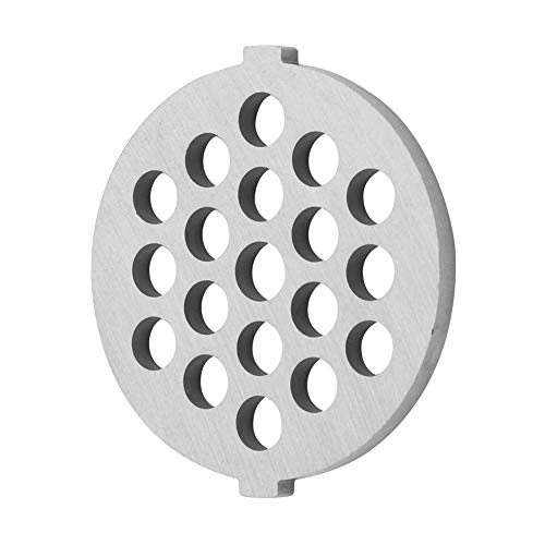 Meat Grinder Knife Alloy Disc Meat Mincer Plate Knife with 5/7mm Holes Professional Replacement Part for Grinders Mincers(Diameter of hole 7mm)
