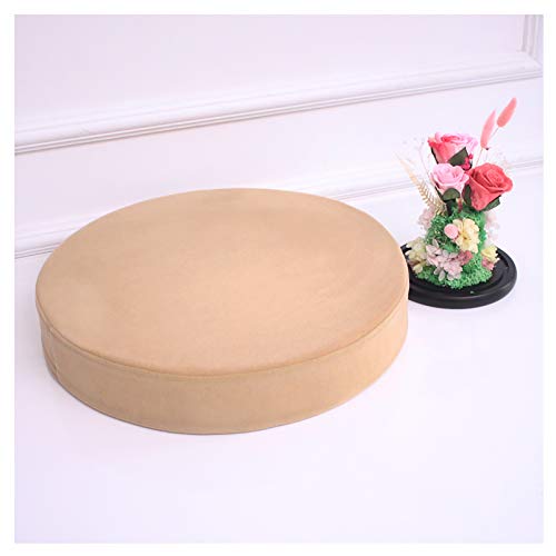 Coussin rond flanelle déhoussable fermeture éclair invisible