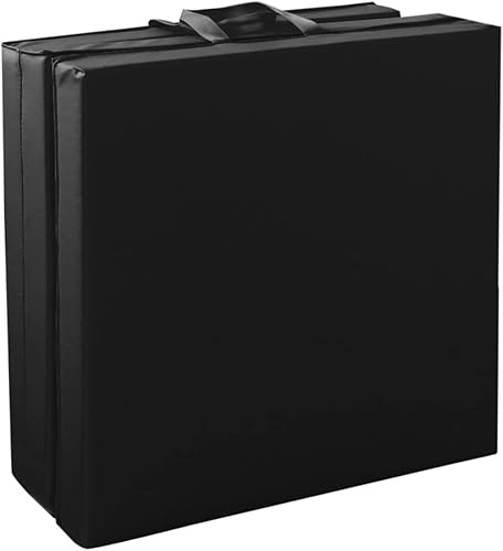 Miniatura 9 de PRISP Tapete de ejercicio plegable de 6 x 2 pies, tapete de gimnasia de tres pliegues para gimnasio en casa y entrenamientos de fitness, 2 pulgadas