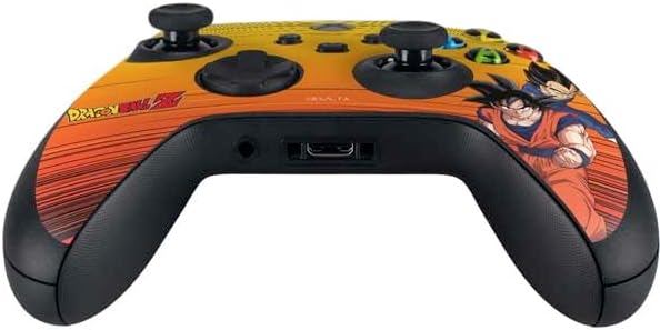 Skinit Decal Gaming Skin Compatible with Xbox Series X Controller - Officially Licensed Dragon Ball Z Goku & Vegeta Design