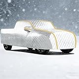 Anti-grêle Bache Voiture Exterieur pour LDV MY25 T60 Max Ute Mega Tub Plus 2025,housse intégrale extérieure pour camionnette,résistante aux intempéries,avec bandes réfléchissantes et sac de rangement