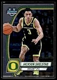 2024-25 BOWMAN UNIVERSITY CHROME #77 JACKSON SHELSTAD OREGON DUCKS BASKETBALL OFFICIAL TRADING CARD OF NBA