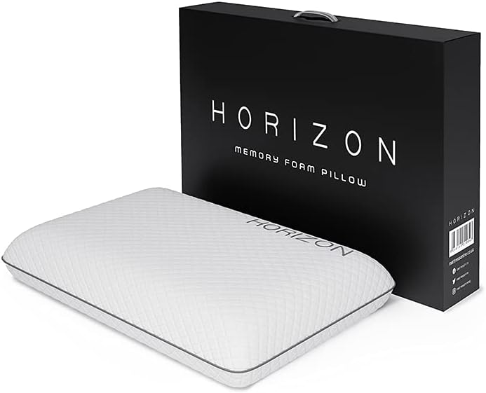 MattressOnline Horizon Pillow | Memory Foam | 12cm deep | Neck support | Medium to Firm