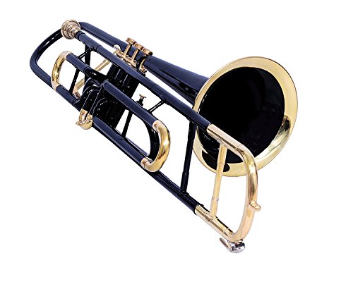 Queen Brass Valve Trombone Bb Black