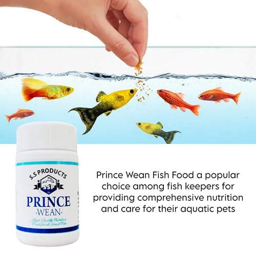 Image of Prince Wean Shrimp Flavoured Protein Food 25GM, for All Small Fish | Guppy, Betta, Aquarium Fish Food | for Healthy Growth and Enhanced Color (2)
