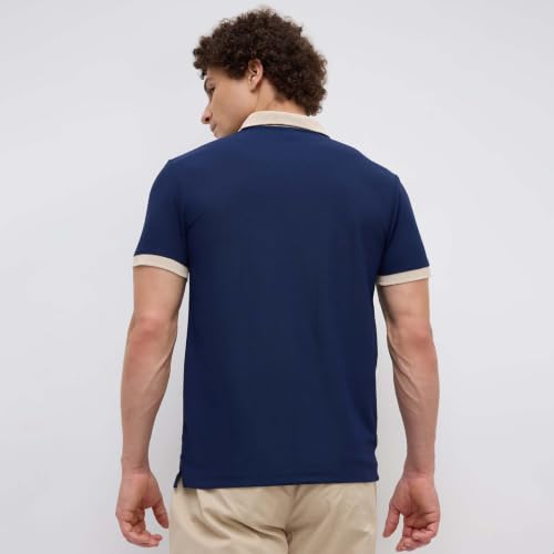 Image of Nostrum Mary Half Sleeve Polo T-Shirt with Two-Tone Collar, Stylish T Shirt for Men, Polo Tshirts for Men, Cotton T Shirt for Man, Casual Tshirt for Mens Boys