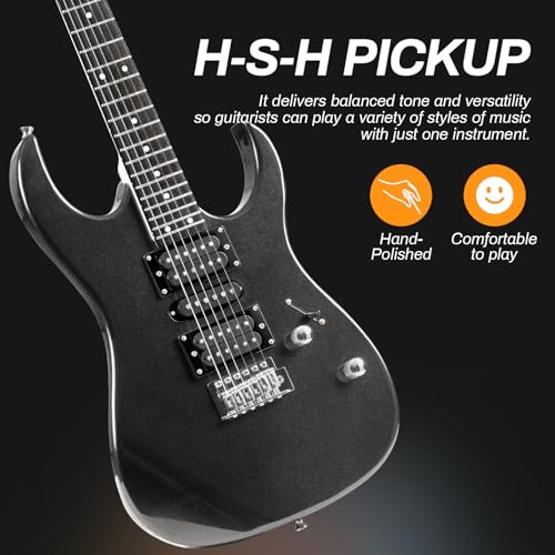 Aodsk AX Electric Guitar,39 Inch Beginner Electric Guitar Kit,Full Size Electric Guitar Starter Kit thumb #4