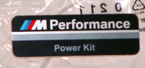 Marca: BMW BMW Adesivi originali M Performance in alluminio PowerKit 2 pezzi F22