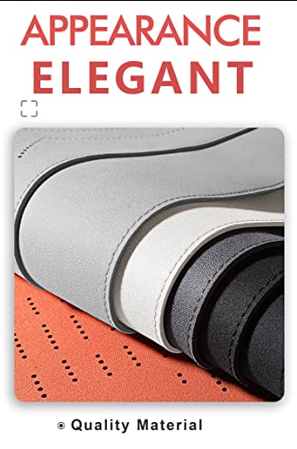 Inch Empire Front Seat Cover For Tesla Model Y 2020-2023 Model 3 2017-2023 Ultra Thin Custom Fit Aviation-Grade Suede Synthetic Leather Protector Summer Cool Winter Warm(1 Pc Ivory White) #TOP5