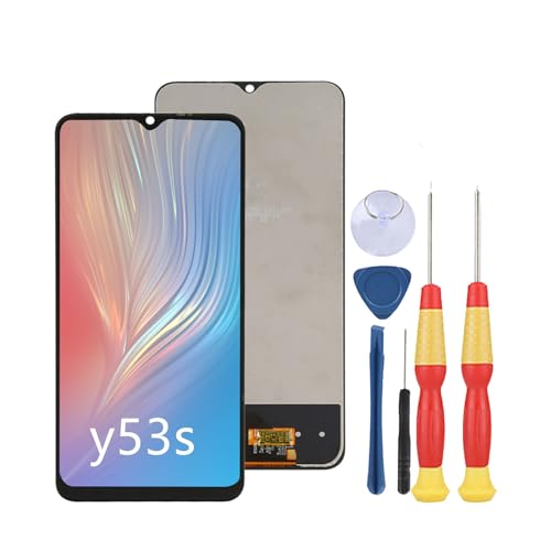 SiuVorZhi Display LCD compatibile con VIVO Y53S V2111A V2058 4G 5G Display LCD Touch Screen Assembly parti di ricambio con strumenti.