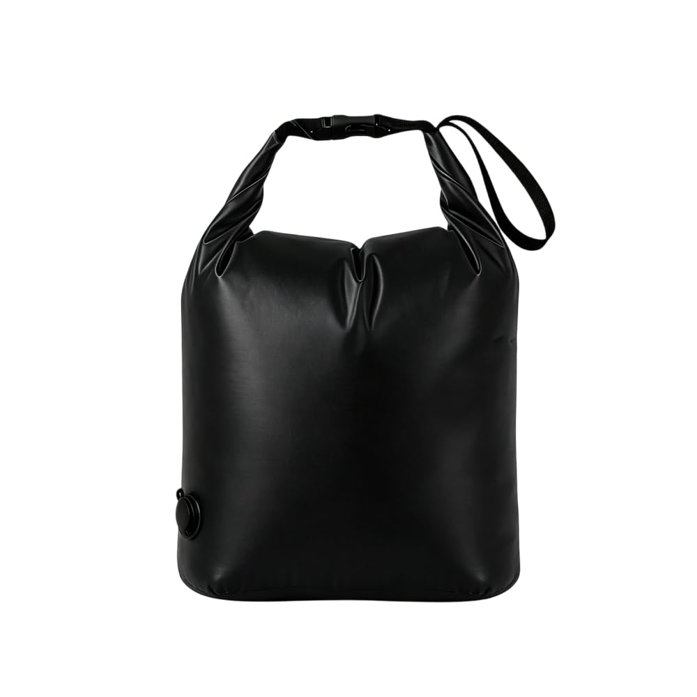 Travel Compressing Laundry Bag, No Pump Vacuum Space Saver Bags with Manual Air Valve, Roll Clothes Packing Pouch for Trip Luggage Suitcase