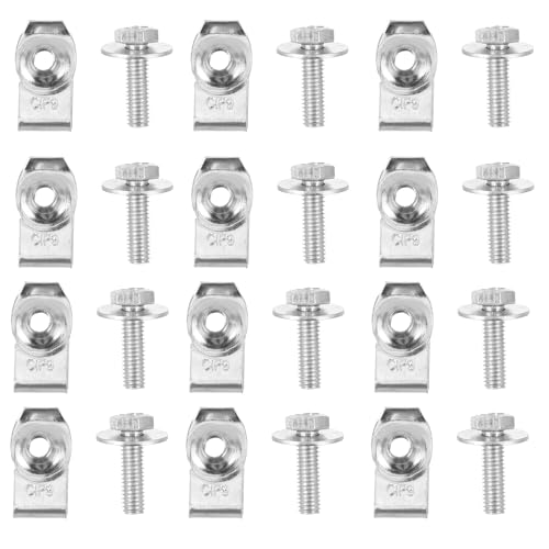 UTHCLO �ԗpU�i�b�g�l�W�Ƌ����Œ�N���b�v 30�g�Z�b�g M6�Z�p�{���g�t�� �ԑ̃p�l���t�@�X�i�[ �݊����Ή� �����ԏC���p�{�f�B�N���b�v�K