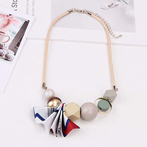 Preisvergleich Produktbild KVSW Halskette übertrieben Halskette Schmuck schwarz Edelstein Kurze Halskette weibliche Accessoires Schmuck-See blau