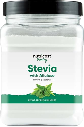 Nutricost Pantry Stevia With Allulose (1.4 Pound) Natural Sweetener