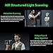 Creality 3D Scanner RaptorX, Handheld Wireless Scanner with Metrology-Grade Accuracy 0.02mm,Industrial Blue Light, Fast Wi-Fi 6 Data Transmission Support 5-4000mm Objects for Windows Mac