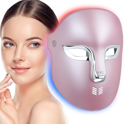 FSA Red Light Therapy Mask : Target Acne Removal Wrinkles Redness Wirless Remote Salon Grade HSA Infrared Face Mask Anti Aging Skincare for Home 2000mAh Rechargeable Led Light Therapy Facial Mask
