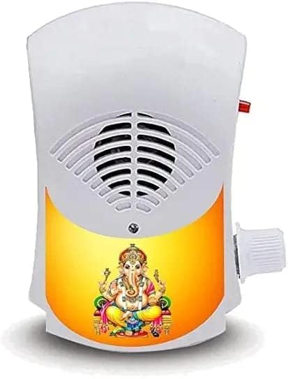 B Craft Gayatri Mantra Machine/Chanting Bell/Gayatri Mantra Continuous Mantra Bell (9 cm Height)(Plastic, Multicolor)