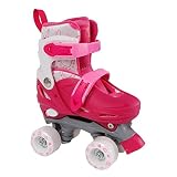 Van Manen Rollschuhe verstellbar in den Größen 27-30 rosa