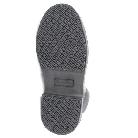 Footwear Men's Slip-Resistant Waterproof Boot,Black Leather,US 9.5 W2