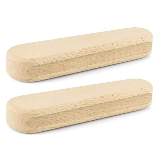 MOLIGOU Hardwood Tailors Clapper, 2 Pcs 9.5 Inch Quilting Clapper for Sewing, Ironing