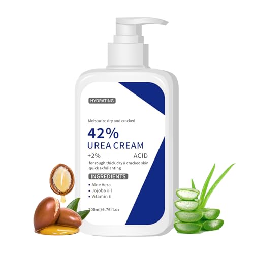 Urea Crème réparatrice pour pieds et mains 42 % - Crème réparatrice pour les pieds et les mains - Élimine les callosités pour peaux sèches et dures - Crème à l'urée pour soins du corps et des mains -